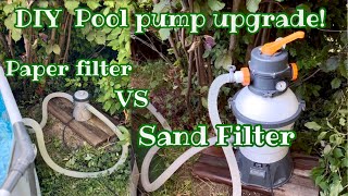 Bestway Flowclear Sand Filter System Unboxing assembly installation and first impressions 58515 [upl. by Hawthorn]