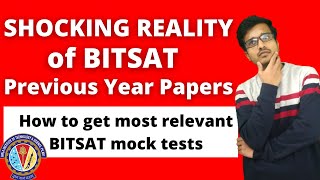 How to get BITSAT Previous Year Question Papers Most Relevant BITSAT Test Series for BITSAT 2022 [upl. by Gilbart]