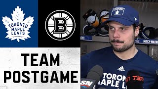 Maple Leafs Media Availability  Postgame vs Boston Bruins  October 26 2024 [upl. by Marx]