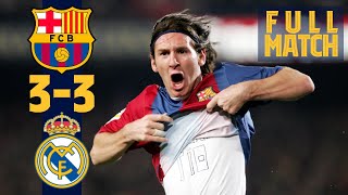 FULL MATCH BARÇA 33 REAL MADRID Messis first hattrick in the Clásico [upl. by Nylasoj]