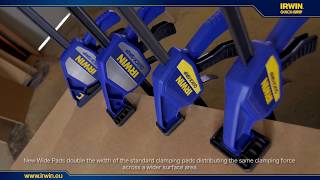 IRWIN QUICKGRIP One Handed Bar Clamps [upl. by Volotta643]