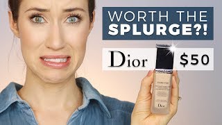 WORTH THE SPLURGE DIOR FOREVER PERFECT FOUNDATION REVIEW  ALLIE G BEAUTY [upl. by Collin]