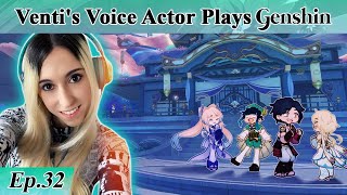 Ventis English Voice Actor plays GENSHIN IMPACT Part 32 Best Friend Teppei [upl. by Lukash]