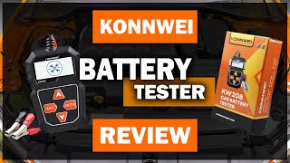 KONNWEI KW208 Battery Tester  Review and How to Use  AFFORDABLE BATTERY TESTER [upl. by Sanderson]