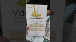 Vidalin F IV infusion vitamin [upl. by Htederem]