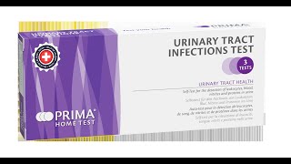 TEST DE INFECCIÓN URINARIA PRIMA HOME TEST [upl. by Boot639]