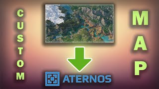 How to add any Custom Map to your Aternos Server [upl. by Nelac]