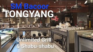 Buffet Tongyang  Unlimited Grill amp Shabushabu  SM Bacoor 2024 [upl. by Yenttirb]