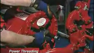 Power Threading Demo  Reed Manufacturing [upl. by Ialda]