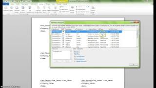 Mail Merge Sorting and Filtering Fields [upl. by Vijnas]