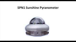 DeltaT Devices SPN1 Sunshine Pyranometer video [upl. by Asenaj]