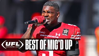 Best Micd Up Moments of Week 2  UFL [upl. by Airrej]