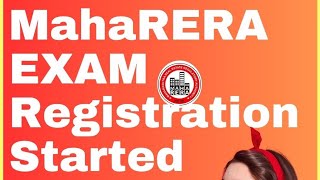 MAHARERA EXAM REGISTRATION [upl. by Ycat664]