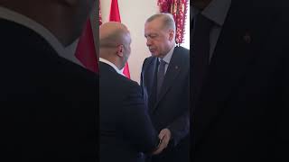 Hamas chief Ismail Haniyeh meets Turkeys President Recep Tayyip Erdogan [upl. by Eeram]