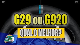 Qual o MELHOR G29 ou G920  NÃO COMPRE ANTES DE ASSISTIR ISSO [upl. by Ubana302]