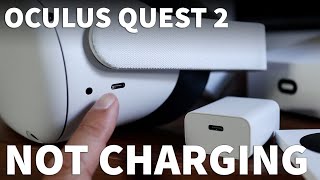 Oculus Quest 2 Not Charging  Tips For How To Fix Oculus Quest 2 Not Charging [upl. by Amaerd]