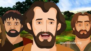 Bible stories for kids  Jesus Christ Raises Lazarus from the Dead  Hindi Cartoon Animation [upl. by Nnalorac151]