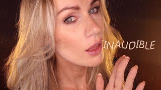 CLOSEUP ASMR  Breathy Mouth Sounds amp Inaudible Whispers [upl. by Dulcine632]