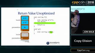 CppCon 2018 Jon Kalb “Copy Elision” [upl. by Ena204]