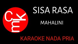 SISA RASA  KARAOKE NADA PRIA  MAHALINI [upl. by Ihsorih]