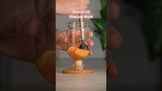 Grapefruit Moscow Mule ✨  moscowmule cocktailrecipe easycocktails cocktail grapefruit [upl. by Niven]