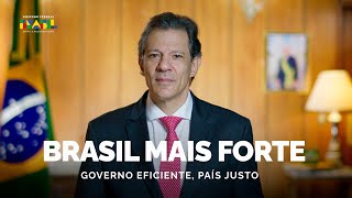 Pronunciamento do ministro da Fazenda Fernando Haddad [upl. by Lajet]