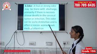 Understanding Cervical Cancer Symptoms amp Awareness  New Nav Bharat School Students [upl. by Neelak]