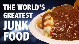 THE WORLD’S GREATEST GARBAGE PLATE 🥘 [upl. by Gianni615]