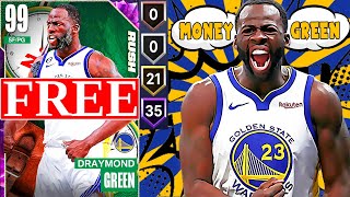 FREE DARK MATTER POINT GUARD DRAYMOND GREEN GAMEPLAY A FREE VERSION OF RON ARTEST NBA 2K23 MyTEAM [upl. by Worthy817]