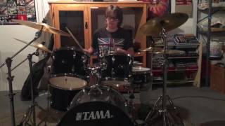 Rock Stark George Harrison quotWahWahquot Drum Cover [upl. by Entroc377]