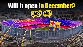 NEW Camp Nou Construction Update  Will it open in December [upl. by Ming]