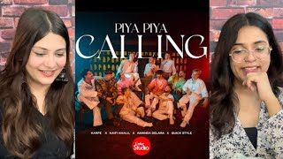 Indian Reaction on Piya Piya Calling  S15  Karpe  Kaifi Khalil  Amanda Delara  Quickstyle [upl. by Kcirddot]