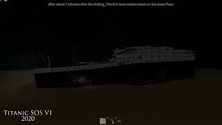 Titanic SOS Bow Wreck Scene Evolution [upl. by Raquel]