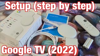 Chromecast with Google TV HD How to Install amp Setup step by step [upl. by Jemy]