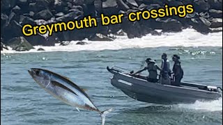 Greymouth bar crossings small boat [upl. by Telracs]