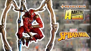 EL VERDADERO IRON SPIDER Revoltech Amazing Yamaguchi Iron Spider Figure Review en Español [upl. by Ruphina]