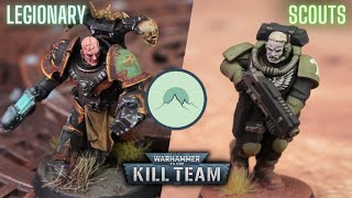 SCOUT SQUAD vs LEGIONARY Kill Team Battle Report [upl. by Efi]