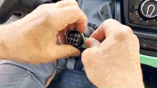 Einbau ICT Led Schaltknauf Ducato ab2022 How to gear shift knob removal install change instruction [upl. by Attolrahc]