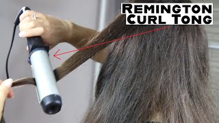 Remington Ci5338 Pro Big Curl Tong unboxing first look amp test [upl. by Annamarie540]