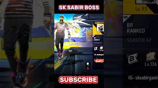 Sk Sabir Boss ID 🤑 trending shortsfeed shorts sksabirgaming freefiremax [upl. by Lasorella]