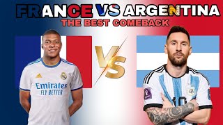 ARGENTINA VS FRANCE THE BEST COMEBACK MATCH EFOOTBALL [upl. by Alad]