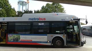 WMATA Metrobus 2022 New Flyer Xcelsior XD40 Bus 4640 on Red Line Shuttle [upl. by Reniar]