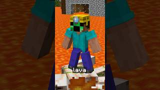 QUE PASARÍA SI EL NIVEL DE LA LAVA SUBE minecraft [upl. by Llebpmac7]