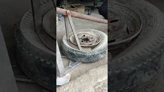 Tyre rain beat charana machinecar tires tyre machine shortsvideo [upl. by Sorci]