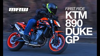 First Ride KTM 890 Duke GP [upl. by Charpentier]