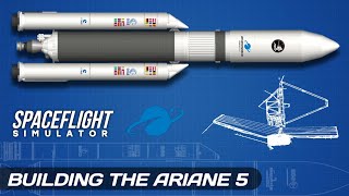 How To Build James Webb Space Telescope with Ariane 5 Rocket In Spaceflight Simulator 152 [upl. by Amaris]