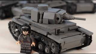 Lego WW2 new tanks for the new animation project [upl. by Airemahs]