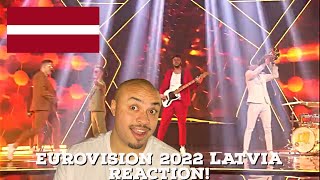 EUROVISION 2022 LATVIA REACTION  Citi Zēni “Eat Your Salad” [upl. by Evey450]