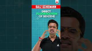 ALL ABOUT BALZ SCHIEMANN REACTION diazoniumsalt diazotisation neet2025 fluorobenzene shortsfeed [upl. by Kcirre]