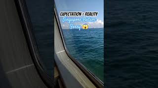 Singapore Batam Ferry 😱 travel shorts chill [upl. by Florance]